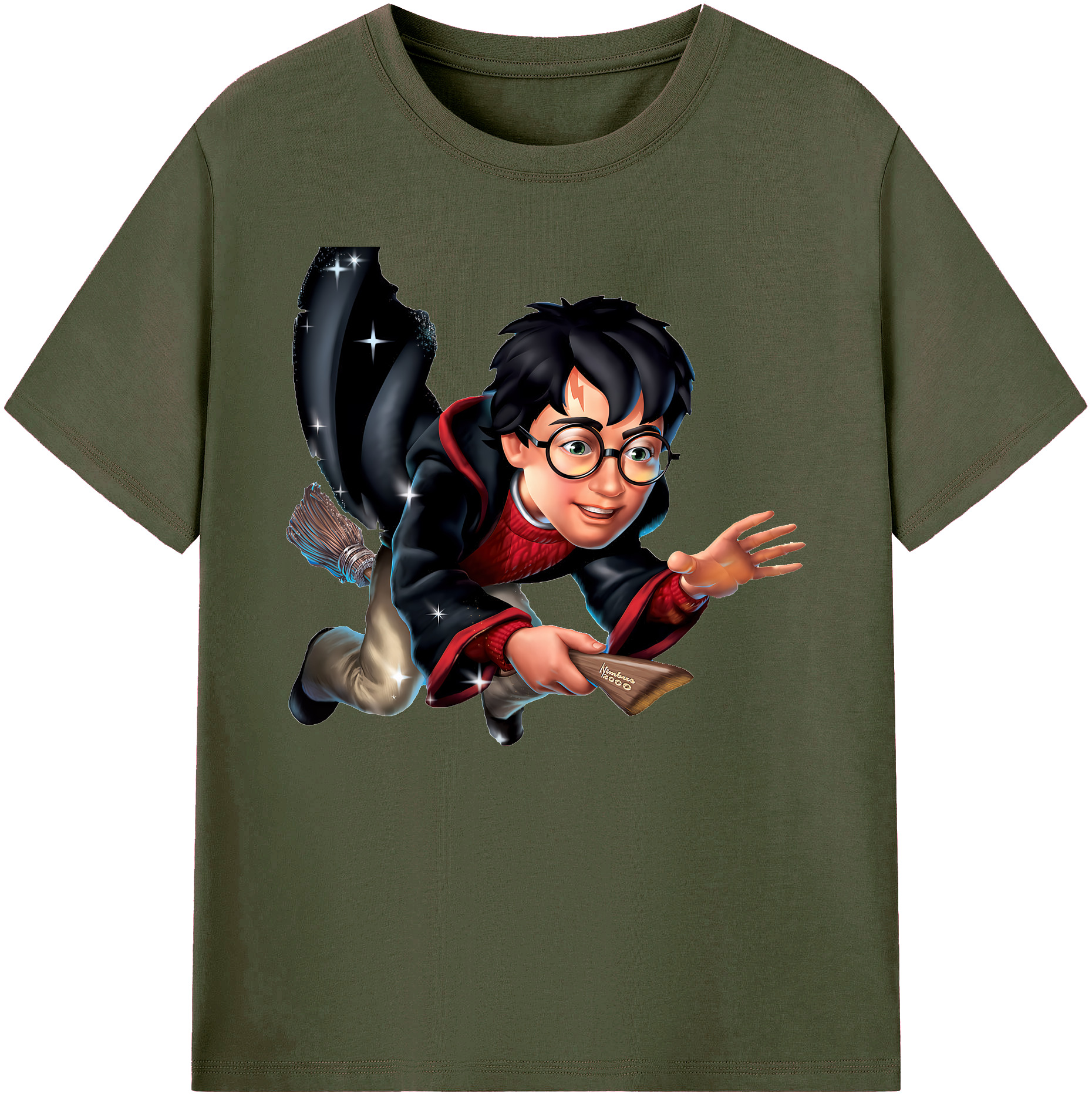 （画像用） Harry Potter ハリー・ポッターシリーズ 綿100％ メンズ半袖Tシャツ｜肌触りやわらか＆通気性